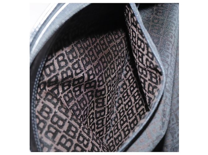 Borsa Tote BALLY in nylon nero Auth bs21059 - vista 12