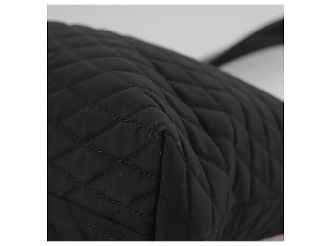 Borsa Tote BALLY in nylon nero Auth bs21059 - vista 14