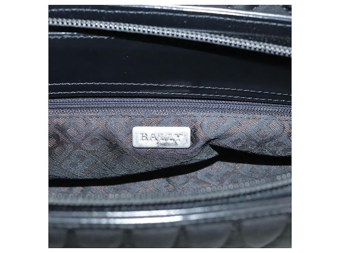 Borsa Tote BALLY in nylon nero Auth bs21059 - vista 18