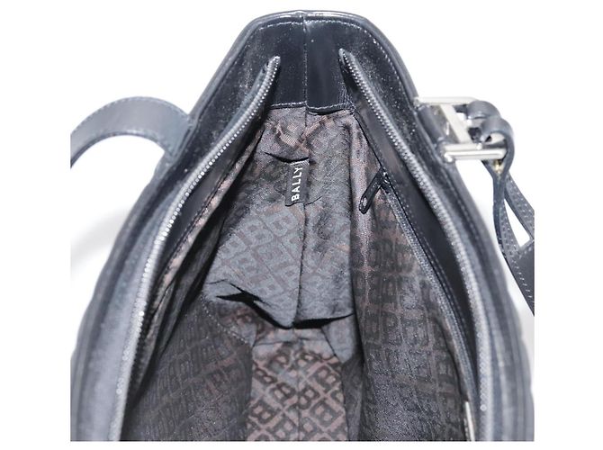 Borsa Tote BALLY in nylon nero Auth bs21059 - vista 19