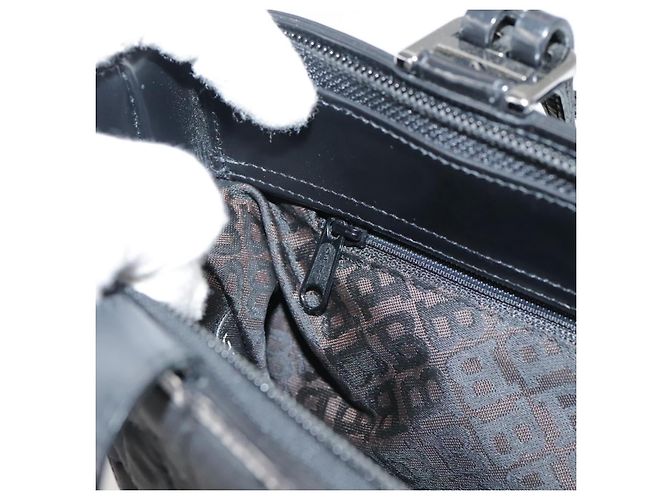 Borsa Tote BALLY in nylon nero Auth bs21059 - vista 21