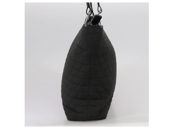 Borsa Tote BALLY in nylon nero Auth bs21059 - vista 4