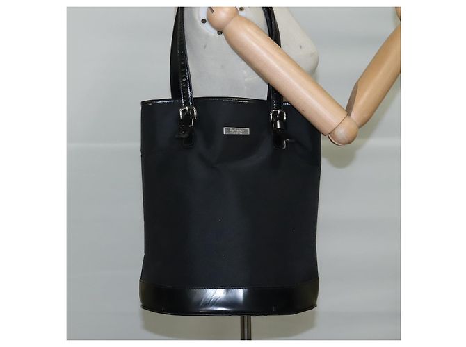 Autre Marque Borsa tote in nylon nera Burberrys Blue Label Auth bs21183 Nero - vista 19