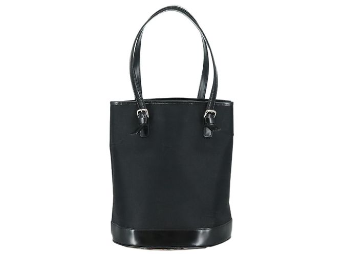Autre Marque Borsa tote in nylon nera Burberrys Blue Label Auth bs21183 Nero - vista 2
