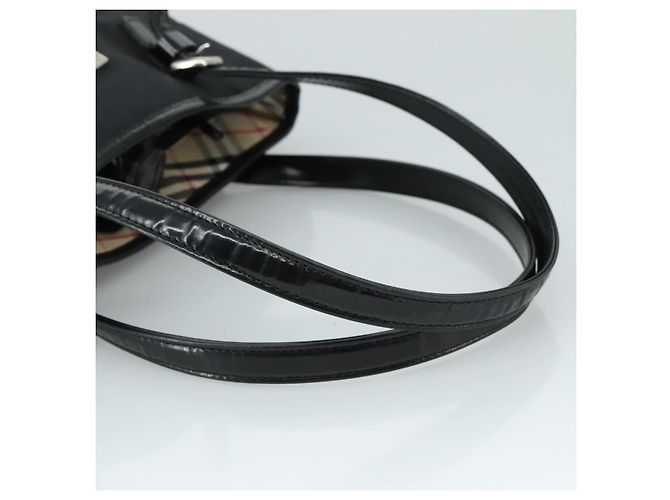 Autre Marque Borsa tote in nylon nera Burberrys Blue Label Auth bs21183 Nero - vista 7
