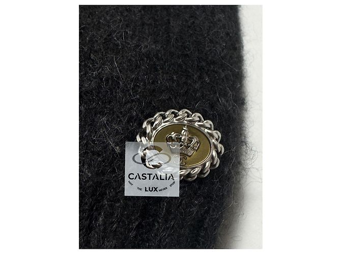 Chanel Cashmere-Pullover mit Gripoix-Detail für 5K$ Schwarz - Ansicht 10