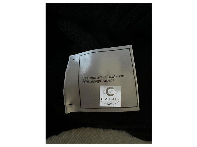 Chanel Cashmere-Pullover mit Gripoix-Detail für 5K$ Schwarz - Ansicht 16