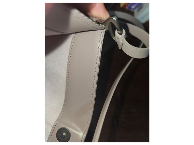 Louis Vuitton Epi Pochette Demi Lune M52622 Grigio Lilla Pelle Porpora - vista 6