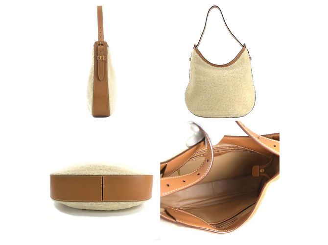 Borsa a spalla Tod's in pelle Boa beige x marrone - vista 2