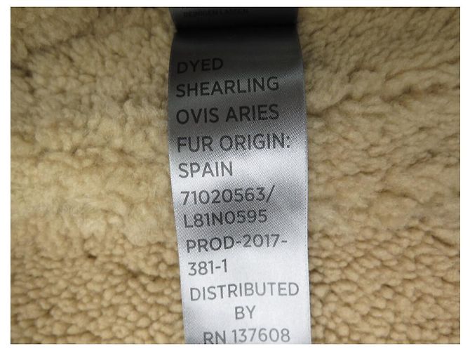 NEW BELSTAFF DANESCROFT BOMBER JACKET SIZE L 52 LEATHER SHEARLING COAT - view 10