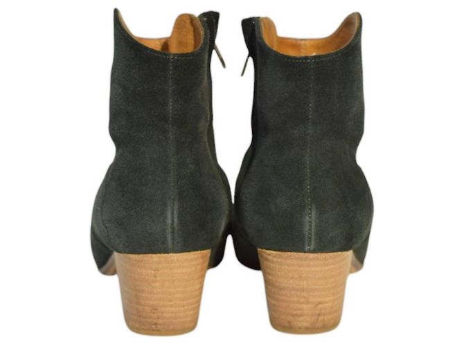 Isabel Marant Etoile Botines de ante azul 38 - vista 3