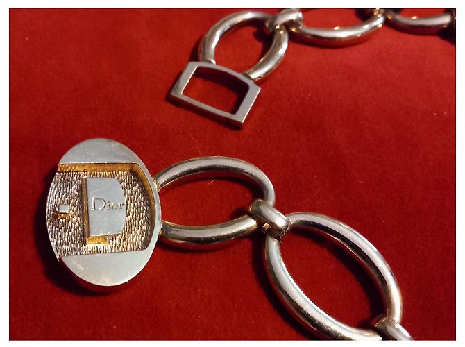 Collana Christian Dior in Perle Dorata D'oro - vista 6