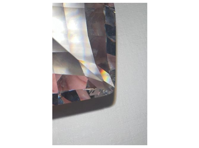 Décoration Cœur en Cristal Blanc Swarovski - vue 3