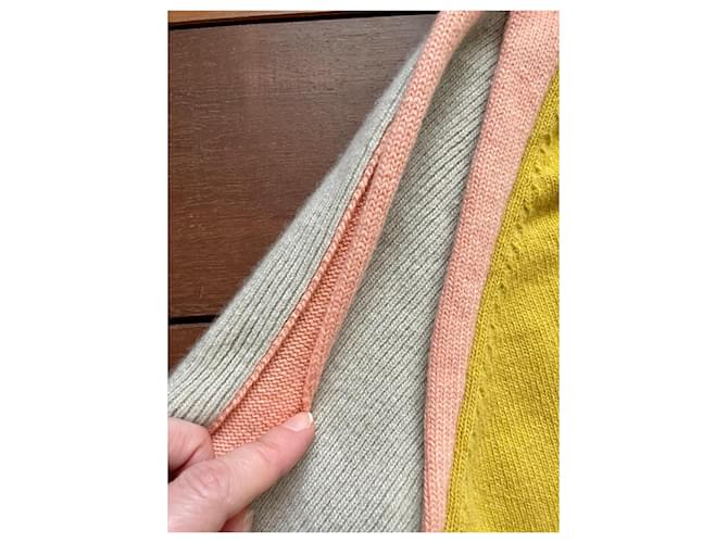 Chloé Woll und Kaschmir Pullover Rosa Beige Gelb Pink - Ansicht 4