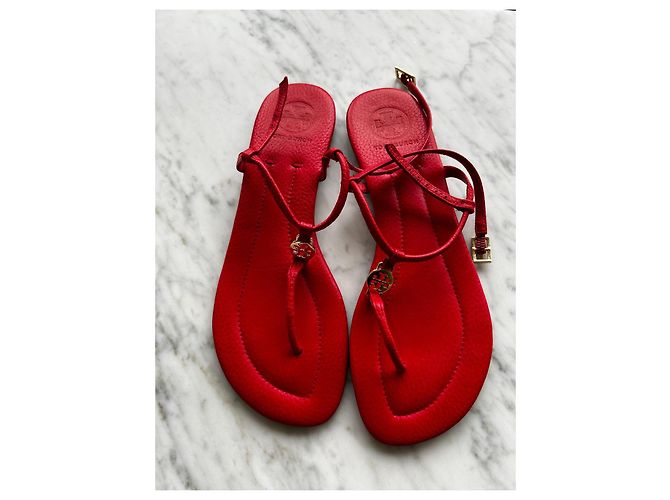 Sandali Tory Burch in pelle rossa Rosso - vista 2