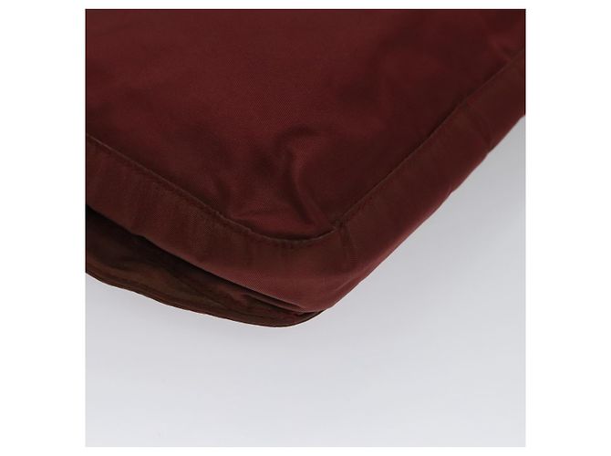 Borsa a Spalla PRADA in Nylon Rosso Argento Autentica ti2546 - vista 15
