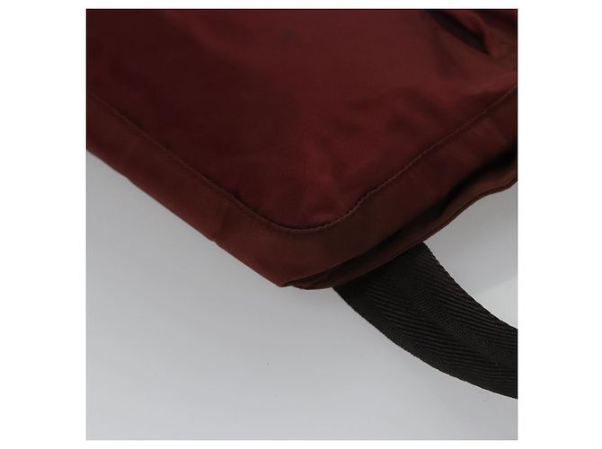 Borsa a Spalla PRADA in Nylon Rosso Argento Autentica ti2546 - vista 16
