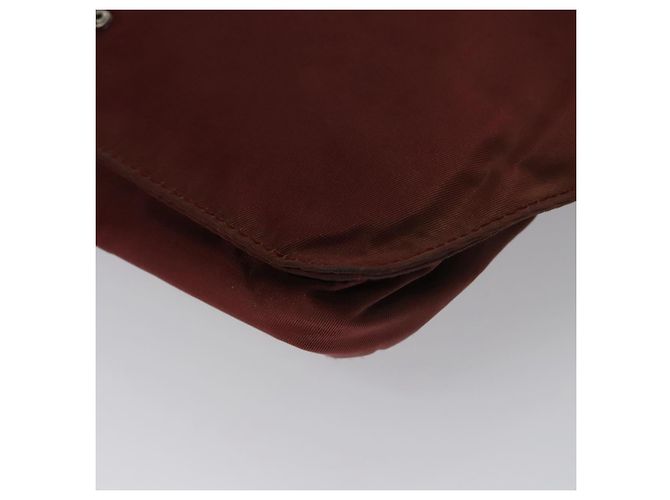 Borsa a Spalla PRADA in Nylon Rosso Argento Autentica ti2546 - vista 18