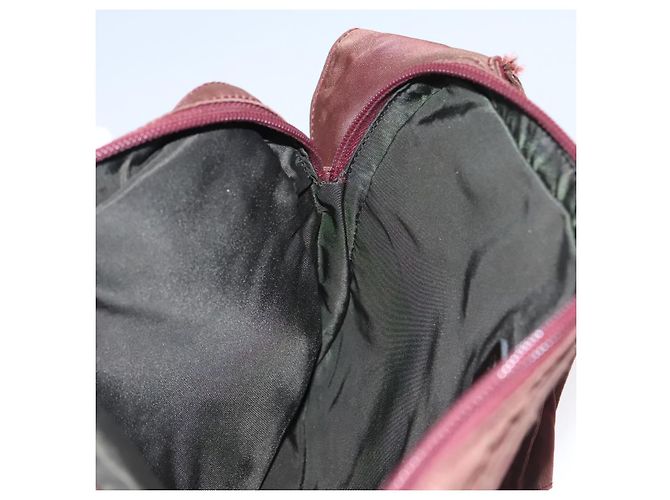 Borsa a Spalla PRADA in Nylon Rosso Argento Autentica ti2546 - vista 22