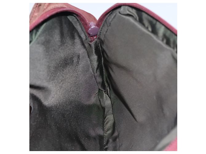 Borsa a Spalla PRADA in Nylon Rosso Argento Autentica ti2546 - vista 23