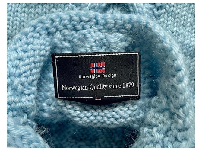Dale of Norway Pullover Weiß Hellblau - Ansicht 5