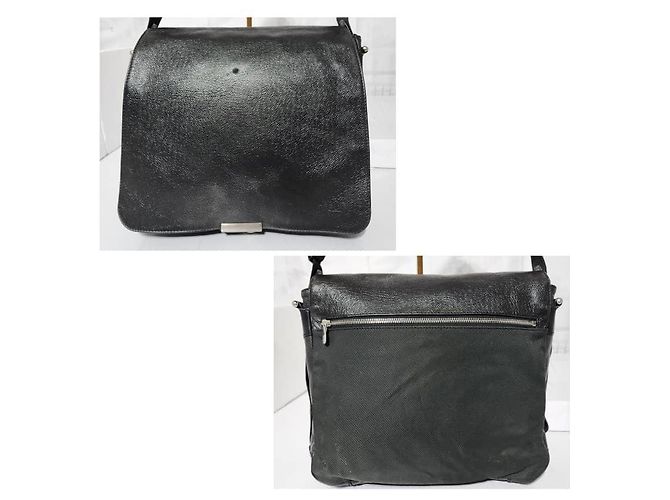 Bolsa mensageiro Monograma LV Louis Vuitton verde escuro/preto - vista 6