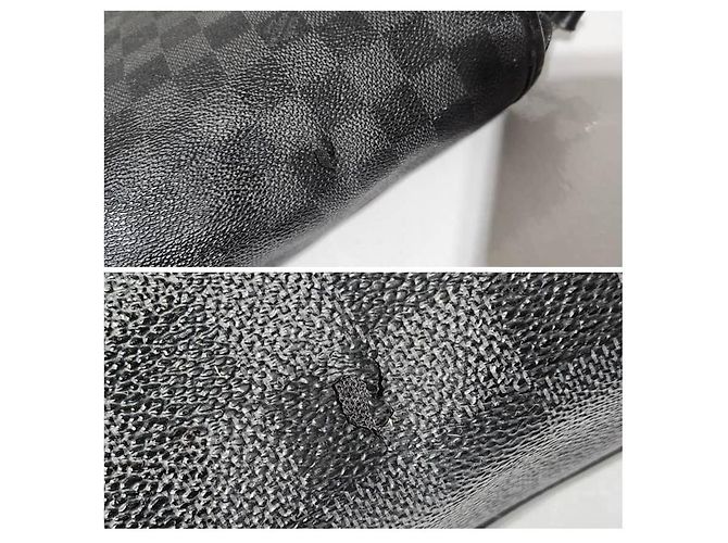 Borsa a tracolla Renzo Damier Graphite Louis Vuitton Grigio/Nero - vista 11