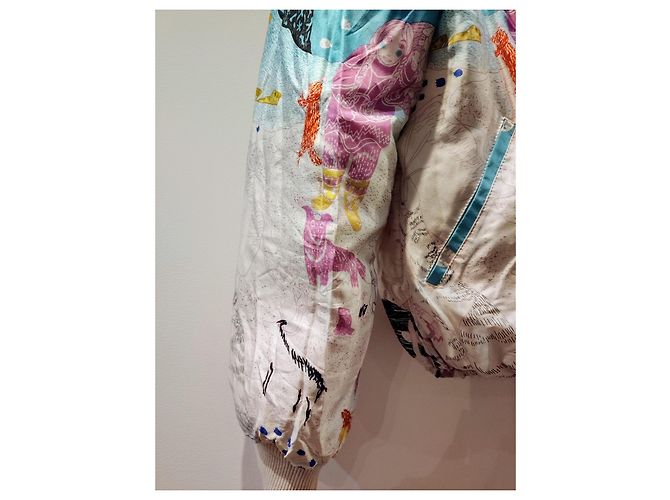 Chaqueta de plumas reversible Tsumori Chisato Roja Multicolor - vista 7