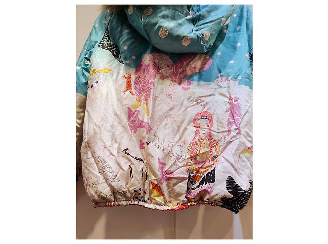 Chaqueta de plumas reversible Tsumori Chisato Roja Multicolor - vista 9