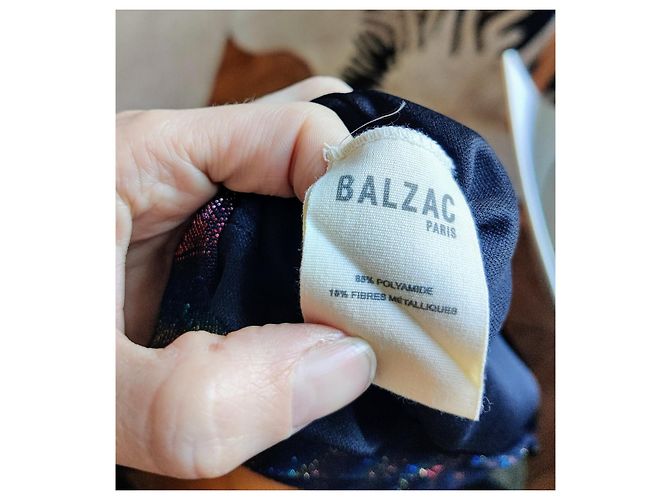 Metallisches Kleid Balzac Paris - Ansicht 7