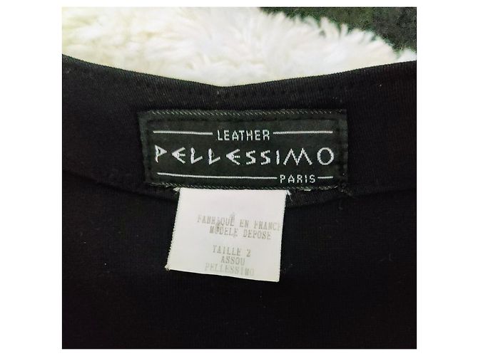 Pellessimo Chaleco de cuero acolchado sin mangas - vista 7