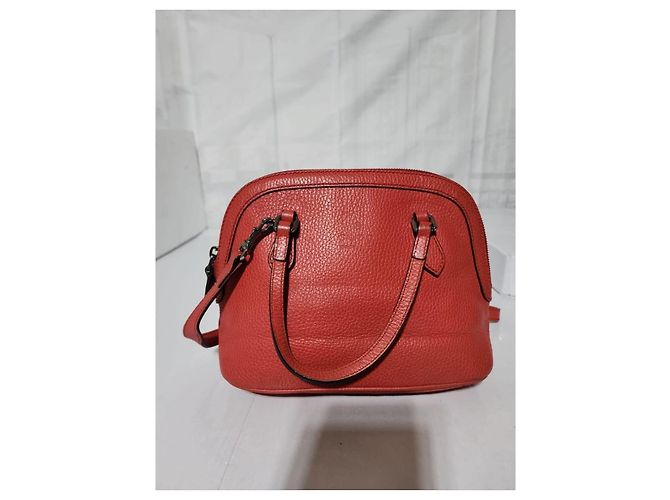 Borsa mini dome in pelle di vitello GUCCI rossa Rosso - vista 15