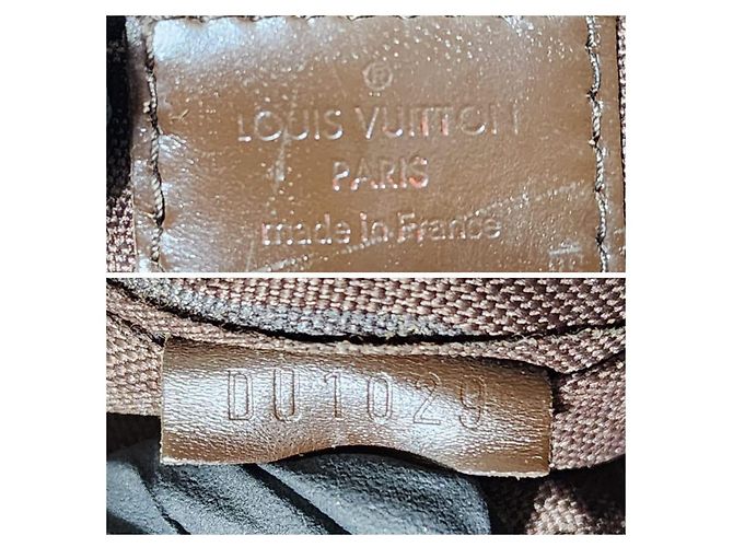Borsa a tracolla/messenger Brooklyn MM Damier Ebene Louis Vuitton marrone - vista 7