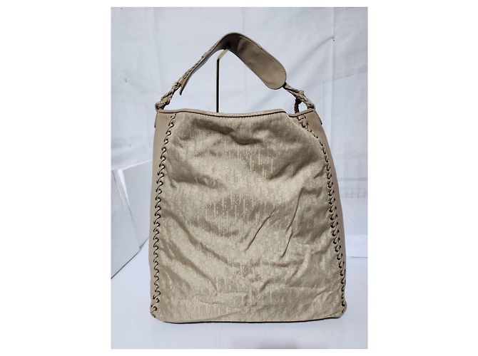 Christian Dior Oblique Canvas Tote Bag Beige - Ansicht 4