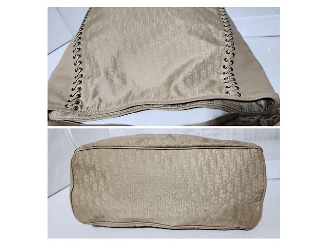 Christian Dior Oblique Canvas Tote Bag Beige - Ansicht 6