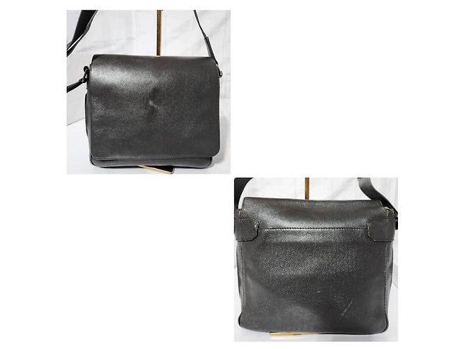 Borsa messenger/crossbody Andrei Taiga Louis Vuitton grigio scuro Grigio antracite - vista 12