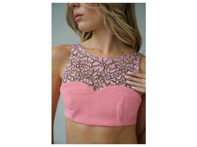 Raf Simons Christian Dior 2014 top rosa - Ansicht 6