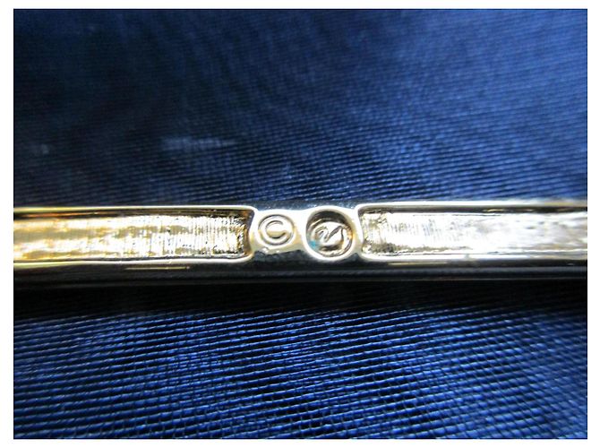 Spilla Swarovski nuova firmata, cristallo e placcato oro D'oro - vista 4