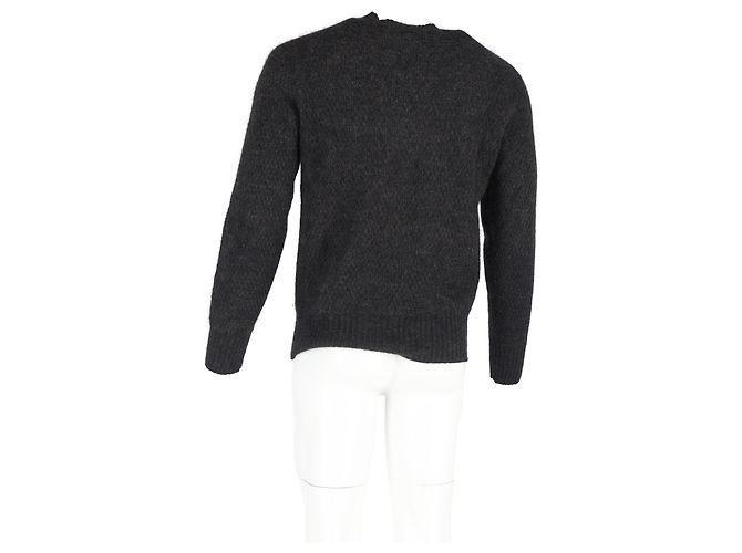 Suéter de cuello redondo de cachemira gris Tom Ford - vista 6