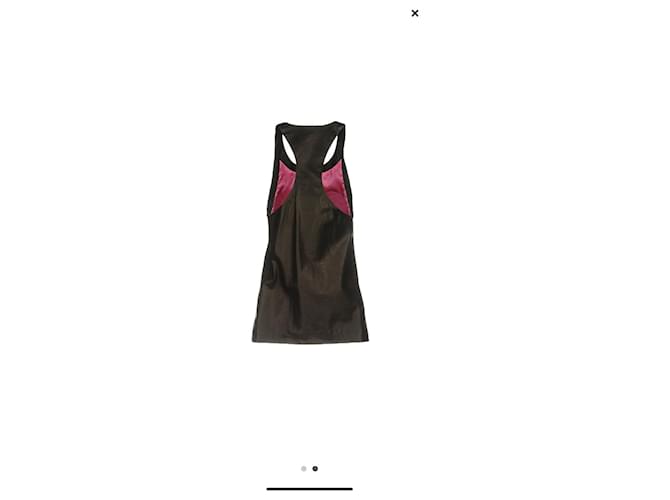 Top de cuero negro Dsquared2 - vista 4