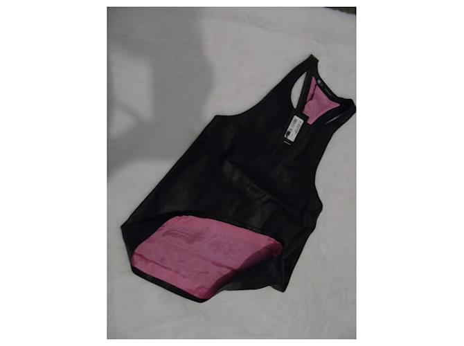 Top de cuero negro Dsquared2 - vista 6