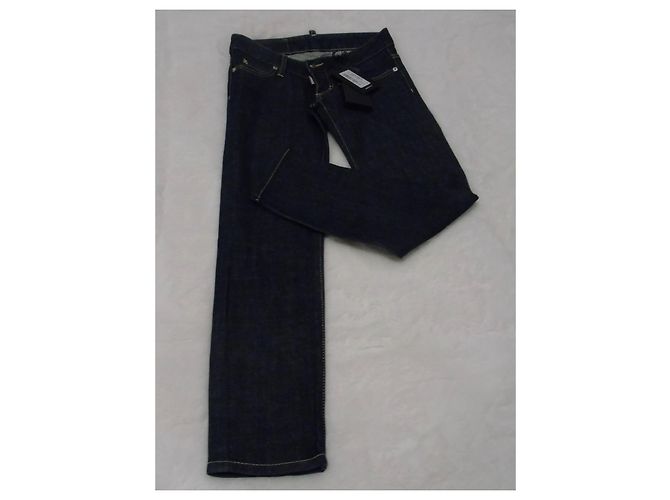 Jeans Dsquared2 Blu Scuro Cotone - vista 4