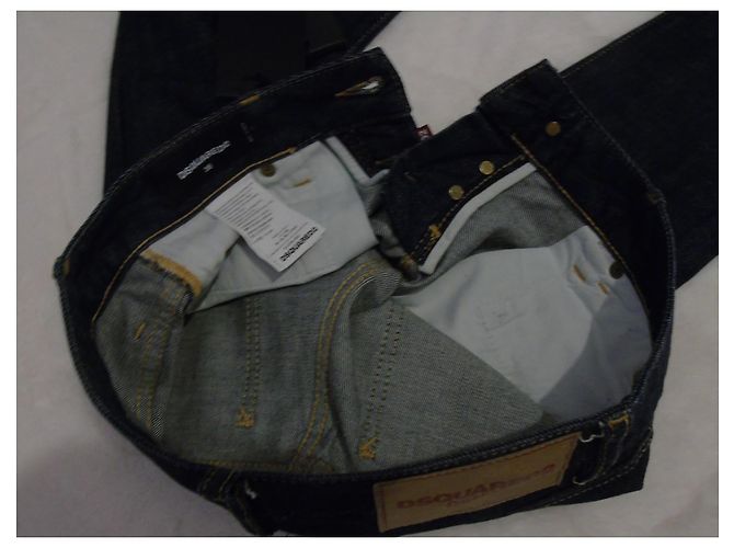Jeans Dsquared2 Blu Scuro Cotone - vista 7