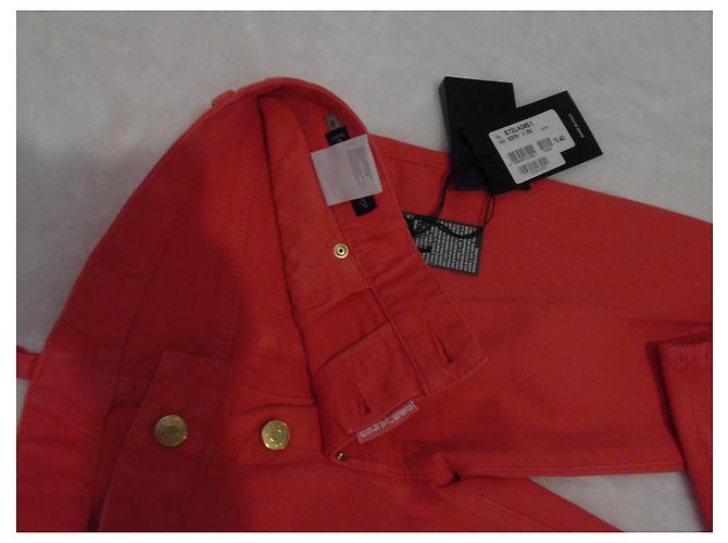 Vaqueros Dsquared2 Rojos de Algodón Roja - vista 2