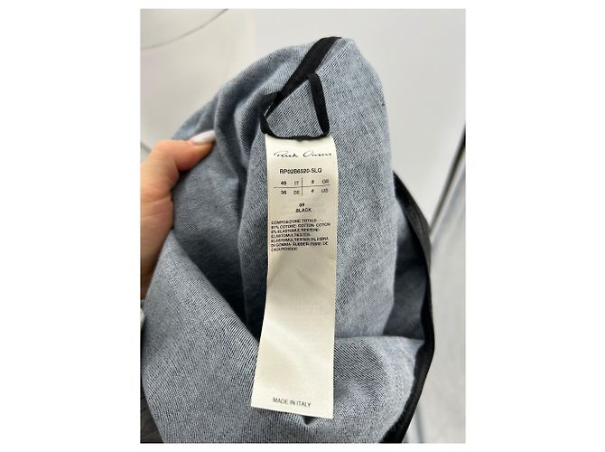RICK OWENS Vestidos T.IT 40 Algodón Negro - vista 5