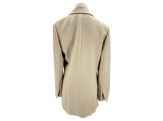 Autre Marque ROKH Jacken T.FR 38 Polyester Beige - Ansicht 2