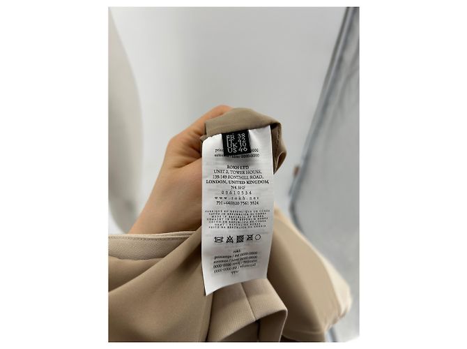 Autre Marque ROKH Jacken T.FR 38 Polyester Beige - Ansicht 6