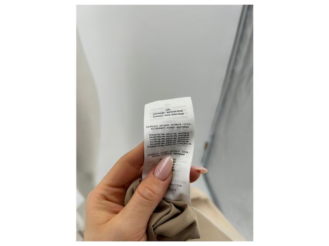 Autre Marque ROKH Jacken T.FR 38 Polyester Beige - Ansicht 7