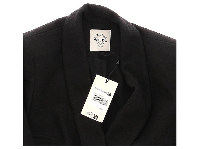 Chaquetas WEILL T.0-5 0 Algodón Negro - vista 5