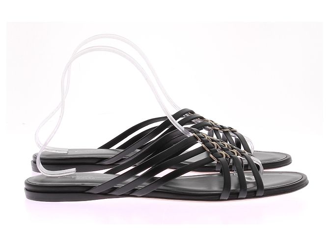 Sandali GIORGIO ARMANI T.EU 40 Pelle Nero - vista 2